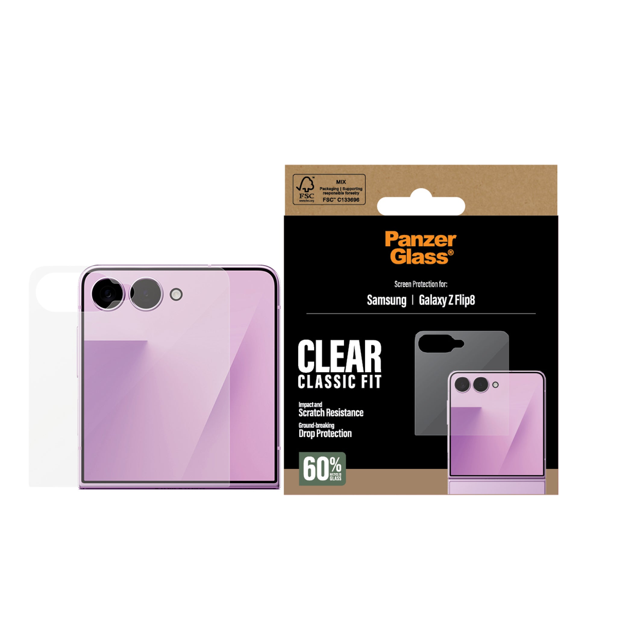 PanzerGlass® Skærmbeskyttelse Samsung Galaxy New Z Flip7 (sub-screen)
